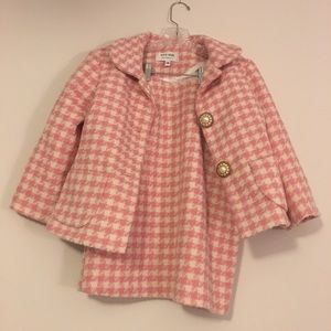 2 pieces vantage coat and skirt